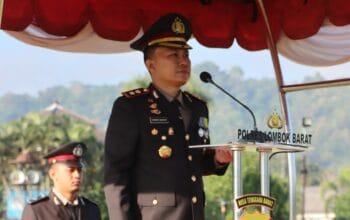 Polres Lombok Barat Gaungkan Astacita dalam Peringatan Hari Bhayangkara