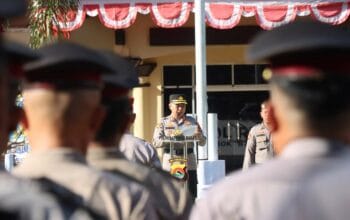 Upacara Kenaikan Pangkat Polres Lombok Barat: Momentum Profesionalisme
