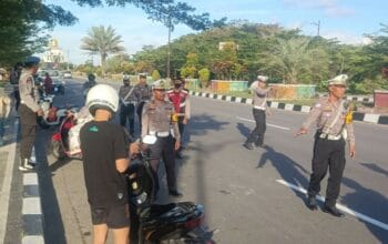 Satlantas Lombok Barat Gelar Operasi Patuh, Fokus Disiplin Pengendara Roda Dua