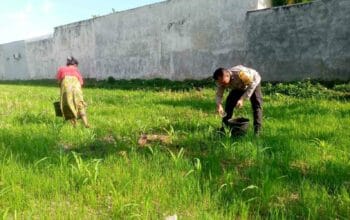 Polri di Lombok Barat Gencarkan Pemanfaatan Lahan Tidur untuk Ketahanan Pangan