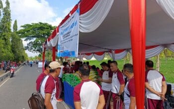 Ribuan Warga Padati Car Free Day di Lombok Barat, Bupati dan Kapolres Turun Langsung