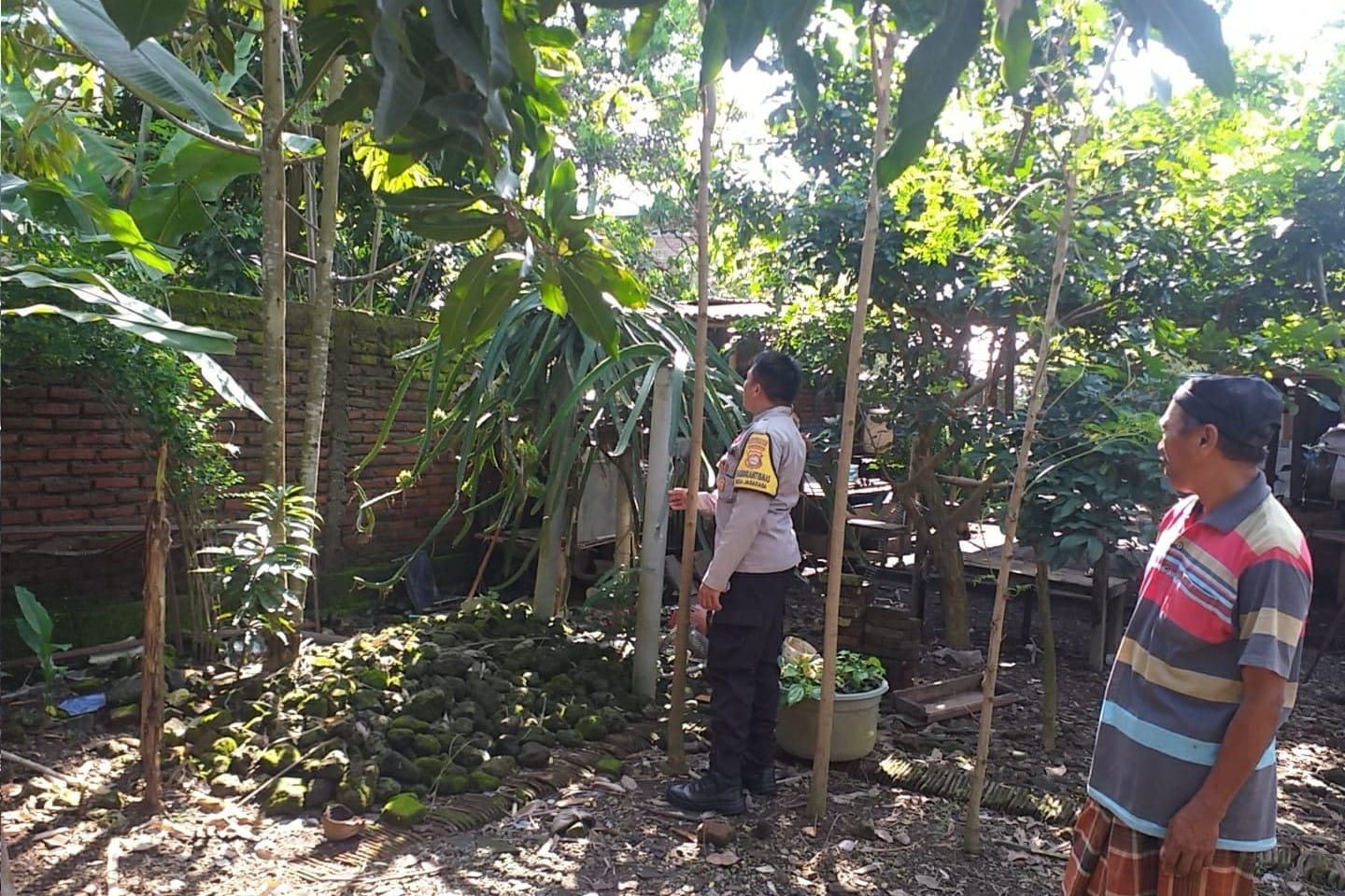 Polsek Kuripan Gandeng Warga Dusun Beremi Tingkatkan Kemandirian Pangan