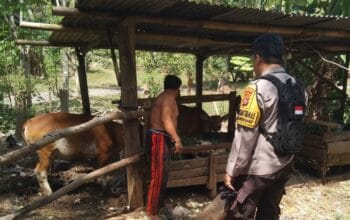 Warga Dusun Melase Antusias Sambut Program Pertanian Pekarangan yang Digagas Polsek Batulayar