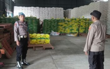 Polsek Lembar Perkuat Pengamanan Objek Vital di Desa Lembar Selatan