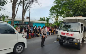 Tradisi Nyongkolan Berjalan Aman Berkat Pengawalan Polsek Kuripan