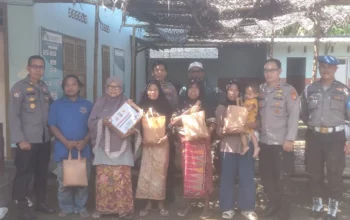 Polri Peduli Gizi: Nutrisi Mantap Hangatkan Hati Warga Labuapi